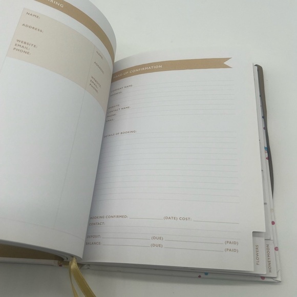 Wedding planner book for everything wedding organizers white inspired wedding - Picture 15 of 16